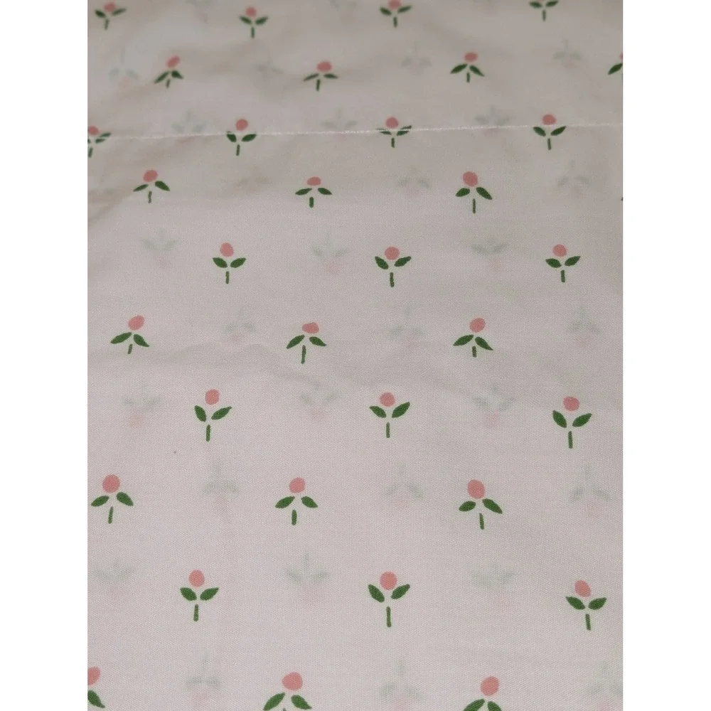 Vintage Laura Ashley Floral Window Valance Cottagecore Pink Buds 84x18